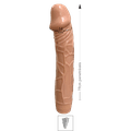 Prótese 19x14cm Com Vibro Bob SI (6984) - Bege