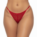 Calcinha Para Personalização Com Tira Removível (TR001) - Vermelho