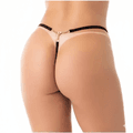 Calcinha Secreta (ID1122) - Branco c/ Preto