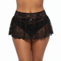 Sainha Sexy Íntima Delas (ID670) - Preta