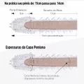 Capa Peniana De 11cm Para 14cm Com Cerdas SI (ST305-1030) - Translúcido