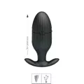 Plug de Silicone Com Vibro Jefferson (6236) - Preto