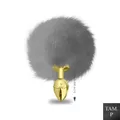 Plug de Metal PomPom Médio Hard (HA115-ST606) - Dourado