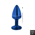 Plug Metálico G Signos Aquário (HA164AQ) - Azul