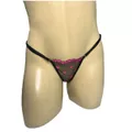 Calcinha Secreta -(ID1122) - Preto c/ Pink