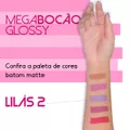 *Batom Líquido Matte Megabocão Validade 06/22 (SL455) - Lilás 2