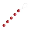 *Colar Tailandês com 5 Bolas Cores Variadas Acaso 30g (2040-00442) - Padrão