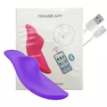 Vibrador de Calcinha Via APP Paname SI (7386) - Roxo