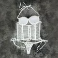 *Corselet Saradona (DM183) - Branco