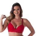 *Soutien Duanip Com Detalhe No Bojo (DU718). - Vermelho
