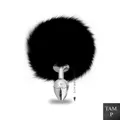 Plug de Metal PomPom Escuro Hard (HA115-ST607) - Cromado
