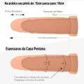 Capa Peniana De 15cm Para 18cm em Cyberskin (SF2-17296) - Bege