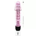 Vibrador Com Capa e Cerdas SI - (5086-ST337) - Rosa