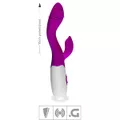 Vibrador Ponto G Com Estimulador Brighty SI (5222) - Magenta