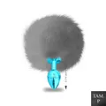 Plug de Metal PomPom Médio Hard (HA115-ST606) - Azul