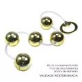Colar Tailandês de Metal 110g (CSA120-HA120-ST297). - Dourado