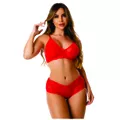 Conjunto Angélica (ID1079) - Vermelho