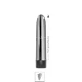 *Vibrador Personal Metálico 11x8cm VP (PS006B-ST323) - Cromado