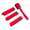 *Kit Bondagem e Venda em Pelúcia (KBOV101-ST638) - Vermelho