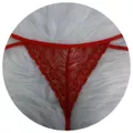 Calcinha Tailandesa Com Alça Dupla 50 Tons (TO003). - Vermelho
