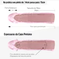 Capa Peniana de 14cm Para 15cm Com Glande Avantajada SI (1067-ST305) - Rosa