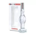 *Plug em Vidro Com Esfera na Ponta Love Toy SI (5710) - Translúcido