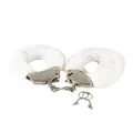 Algema em Metal Com Pelúcia Hard (HA109P) . - Branco