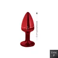 Plug de Metal P Signos Libra (HA162LI) - Vermelho