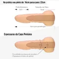 Masturbador Com Vibro Stronger Men SI (1429) - Bege