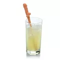 Canudo Formato De Pênis Dicky Com 6un SI (5734) - Bege