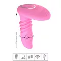 Vibrador Sobe e Desce Com Controle Sex Massager SI (6038). - Rosa