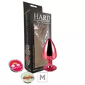 Plug de Metal M Personalittè Com Duas Pedras - (HA186) - Vermelho