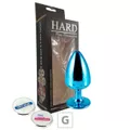 Plug Metálico G Personalittè Com Duas Pedras (HA187PE) - Azul