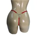 Calcinha Secreta -(ID1122). - Vermelho c/ Preto