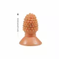 Mini Plug Formato de Framboesa 6x12cm (PLUG13) - Bege