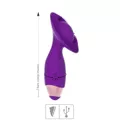 *Estimulador De Clitóris Formato De Escova (IM0148) - Roxo
