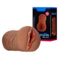 Masturbador Vagina em Cyberskin SI (6761) - Marrom