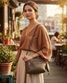 Bolsa Transversal Gisele - Dark Khaki