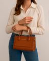Bolsa Estruturada Feminina - Marrom