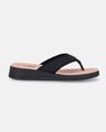 Chinelo Esporão Kalanchoê - Preto palmilha bege 