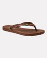 Chinelo Flat Agapanto Brasil - Bronze / Moca