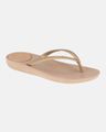 Chinelo Matricária - Gold / Taupe