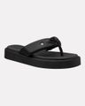 Chinelo Flat Lavanda - Preto