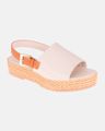Sandalia Anabela Acácia - Off White