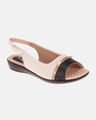 Slingback Jasmim Rasteira - Off White