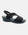 Sandália Verbena - Suede Preta