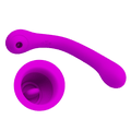 *Vibrador Ponta Dupla Alex(VB128-CZVB128) - Magenta