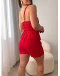 Conjunto Ágata Vermelho