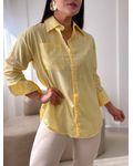 Camisa linho Beatriz Amarelo