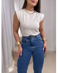 Blusa Muscle Bia Off White